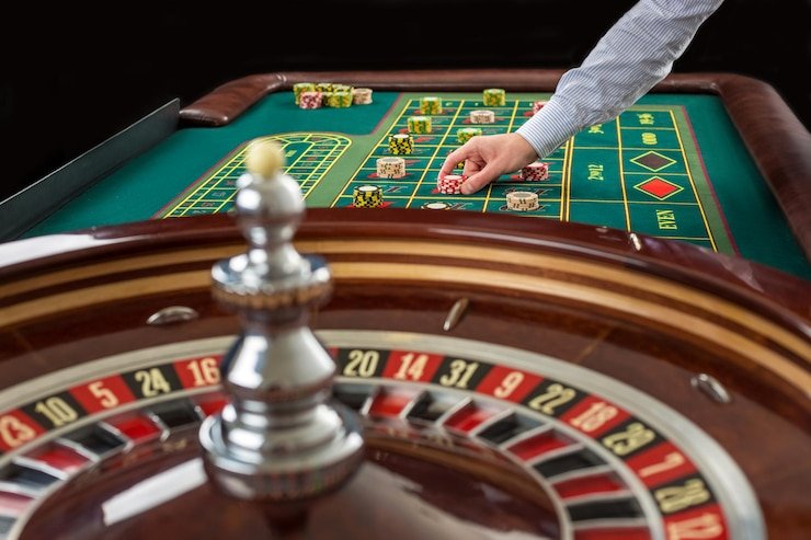 Live-dealer roulette table on big888 slot with multi-camera studio feed